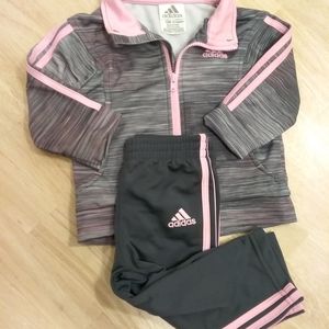 Adidas toddler track suit